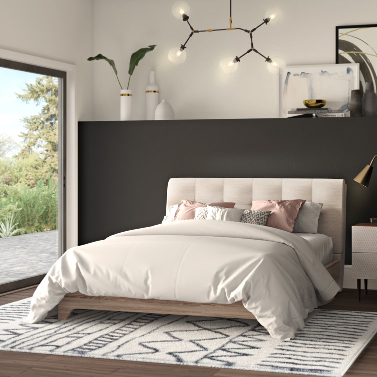 Latitude Run® Abdiel Tufted Low Profile Platform Bed & Reviews Wayfair.ca